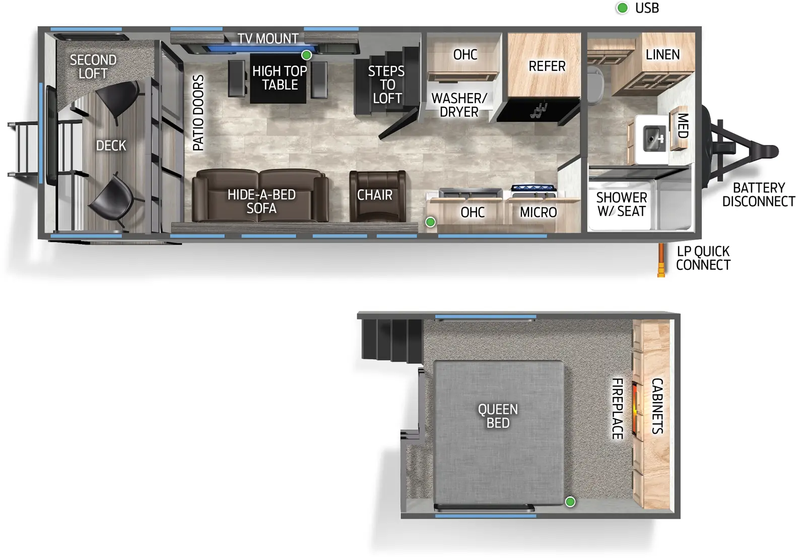 Cherokee 16MLBL Floorplan